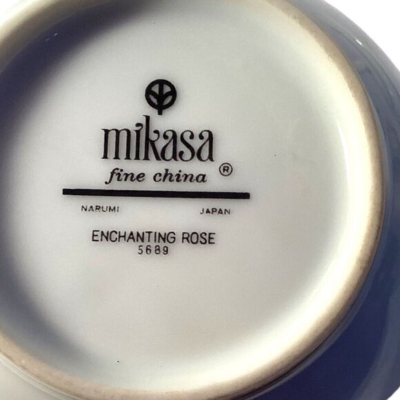 Mikasa Enchanting Rose Sugar Bowl & Creamer Set Fine China - Picture 6 of 11